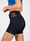 Women's 6" Ouray Compression Short - FBCS36-BLK-XS - SupplySport