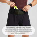 Men's Running Short - FBMS10-BLK-XS - SupplySport